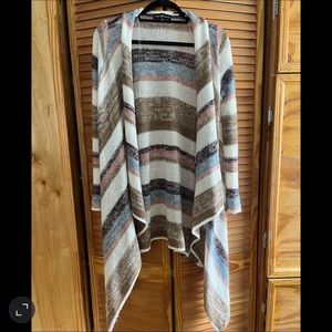 Almost Famous Women’s Open Front Long Sweater Cardigan Size M